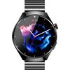 INF SmartWatch, chiamata Bluetooth e frequenza cardiaca, pressione sanguigna e ossigeno nel sangue Nero + Acciaio Nero