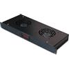 XTENDLAN Ventilazione XtendLan per posizione 1U, termostato, 2 ventole, profondità 200 mm EK