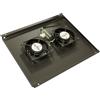 XtendLan Ventilazione per quadri elettrici ECO montati su rack Profondità 600 mm, 2x ventola, nero
