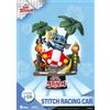 Beast Kingdom Toys Disney: Lilo & Stitch - Auto da corsa di Stitch in PVC Diorama