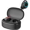 Moodix Auricolari Bluetooth Moodix, senza fili, neri - Microfono, Smart-Touch, Bluetooth 5.3, compatibili con Android e iOS