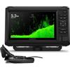 Garmin Echomap Uhd2 72cv Plotter con trasduttore e cartografia Argento Argento Argento Taglia unica