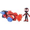 HASBRO SPIDEY AMAZING FRIENDS MILES MORALES Spidey e il veicolo dei Super Amici