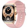 INF Smartwatch con monitoraggio della frequenza cardiaca, della pressione sanguigna e dell'ossigeno nel sangue Oro rosa