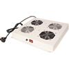 ROLINE 19 Zoll Dachlüftereinheit 2 Lüfter ON/OFF grau (26.21.0299)