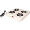 ROLINE Ventilatore da tetto ROLINE da 19 pollici 4 ventilatori, grigio ON/OFF