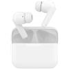 Akashi, cuffie Bluetooth con cancellazione del rumore, durata della batteria di 6 ore, bianco
