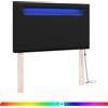 vidaXL testiera vidaXL LED nera 90 cm in Pelle finta