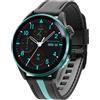 Reflex Active Serie 54 AMOLED GPS Orologio smart con funzione di chiamata, nero e verde, nero, taglia unica, Reflex Active