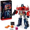 LEGO ICONS 10302 Optimus Prime, figura robot Autobot Transformers, modello di camion per adulti, modello 2 in 1