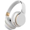 Kuura Cuffie Bluetooth Kuura Bass, bianco