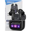 Wenom Cuffie sportive wireless Bluetooth 5.4 con ANC e custodia powerbank PL