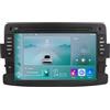 Happiq Autoradio con Bluetooth - CarPlay - Per Renault / Dacia / Lada (Duster, Sandero, Captur, Xray, Logan 2, Symbol, Dokker) - Compatibile con Apple e Android - Stereo - Sistema di navigazione - 3 GB RAM / 32 GB ROM