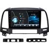 Happiq Autoradio con Bluetooth e CarPlay per Hyundai Santa Fe 2 (2006-2012) - Compatibile con Apple e Android - Impianto stereo - Sistema di navigazione - 2 GB di RAM, 32 GB di memoria