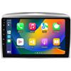 Happiq Autoradio con Bluetooth e CarPlay per Lancia Ypsilon (2006-2011), compatibile con Apple e Android, impianto stereo, sistema di navigazione, 2 GB di RAM, 32 GB di memoria interna, display da 9 pollici