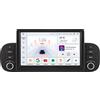 Happiq Autoradio con Bluetooth e CarPlay per Fiat Panda (2013-2020) - Compatibile con Apple e Android - Impianto stereo - Sistema di navigazione - Memoria da 8 GB/128 GB