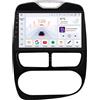 Happiq Autoradio con Bluetooth e CarPlay per Renault Clio (2012-2016) - Compatibile con Apple e Android - Impianto stereo con sistema di navigazione - 4 GB di RAM, 32 GB di memoria