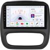 Happiq Autoradio con Bluetooth e CarPlay per Renault Trafic 3 e Opel Vivaro B (2014-2021) - Compatibile con Apple e Android - Impianto stereo con sistema di navigazione - 4 GB di RAM, 32 GB di memoria interna