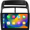 Happiq Autoradio con Bluetooth e CarPlay per Fiat Linea (2007-2012) - compatibile con Apple e Android - impianto stereo con sistema di navigazione - 2 GB di RAM, 64 GB di memoria interna