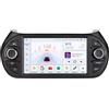 Happiq Autoradio con Bluetooth e CarPlay - per Fiat Fiorino, Citroën Nemo e Peugeot Bipper - compatibile con Apple e Android - impianto stereo con sistema di navigazione - 4 GB di RAM, 32 GB di memoria