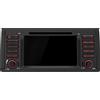 Awesafe Radio da 7 pollici con lettore CD per BMW E39 1995 - 2004 Navigatore Comandi al volante Bluetooth RDS DSP GPS DAB+