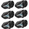 OEM Cuffie Bluetooth per casco da moto, impermeabili IP65, portata 2 km, SET da 6