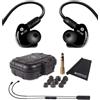Mackie Cuffie intrauricolari Mackie MP-240 con adattatore Bluetooth e panno