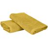 Ruggeri - Set 2 Teli Doccia e Bagno 70x140 cm - 100% Puro Cotone Extra Morbido - Collezione Asciugamani - Let's Color! (Giallo)