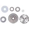 Fdit Cuscinetto Frizione Tamburo Frizione 3/8 in Ferro Ad Alta Durezza con Guarnizione Kit Ricambio Motosega Adatto per Husqvarna 61 66 162 266 268 272 XP