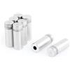 sourcing map 8 pezzi 12 mm x 30 mm in acciaio INOX senza cornice Colonnetta morsetto per vetro