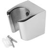 GEBAUM Lega di Zinco Supporto Doccetta, GEBAUM Argento Doccia Supporto Staffa, Staffa Supporto Doccia con Viti, Piccolo e Facile da Installare, Dimensioni articolo LxPxA: 3,5 x 3,3 x 3,1 cm