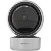 iSnatch HeyCam Pro telecamera wi-fi interno motorizzata 2k 3mp, smart ip camera con motion tracking, visione notturna infrarossi, audio bidirezionale, compatibile con Alexa, Google Home e Onvif