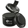 Kmax mini Scalp Shader polvere per capelli copre diradamento, calvizie e ricrescita, fondotinta per capelli effetto duraturo, mascara per capelli bianchi - Castano scuro - Made in Italy