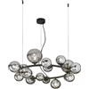 Tecno Arredo 3 Lighting SOSPENSIONE HONEY NERA 16XG9 82X82X161CM