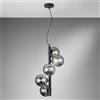 Tecno Arredo 3 Lighting SOSPENSIONE HONEY NERA 5XG9 36,1X60,4X183CM
