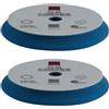 RUPES D-A Coarse - Set di 2 tamponi per lucidatura, 150-180 mm, colore: Blu