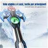 Drone controllo gestuale, schiuma EPP resistente, luci LED, giocattolo bimbo