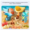 Set giochi da spiaggia per bambini con camion e ruota sabbia