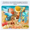 Set giochi da spiaggia per bambini con camion e ruota sabbia