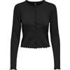 ONLY Onlina L/S Cardigan Jrs, Nero, S Donna