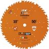 CMT ORANGE TOOLS CMT Lama per sega combinata ITK Plus, 10 x 50 denti, 1FTG+ 4ATB con cesoia con foro da 5/8