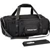 Meister Brawler - Borsa da palestra per combattenti con chiusura a cerniera, borsa per il lavaggio e armadietto per scarpe