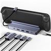 BENFEI Steam Deck Dock, docking station per Steam Deck (OLED)/ROG Ally/Legion Go, hub USB-C 6 in 1 con HDMI 4K@60Hz, Ethernet 1Gbps, 1 porta USB-C, 2 porte USB 3.0, ricarica PD 100W