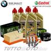Castrol - Hiflo - NGK Tagliando BMW HP2 1200 Megamoto 2007-2011 Kit Olio Castrol 15W50 Filtri Candele