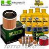Bardahl - Hiflo - NGK Tagliando KAWASAKI ZRX 1100 1996-2000 / Kit Olio Bardahl XTM 4T + Filtri Candele