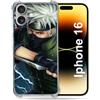 Cokitec Custodia rinforzata per Apple Iphone 16 Plus Manga Naruto Kakashi