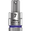 Wera, 8740 A HF Zyklop Inserto-bussola, attacco da 1/4, confunzione di ritegno, 7,0 x 28 mm