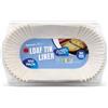 Natural Cuisine Confezione da 100 fodere per pagnotta da 0,5 kg, in carta siliconata antiaderente oleata per cuocere pane e torte, 21 x 12 x 6,5 cm, certificazione Halal e Kosher, adatta per forno, microonde