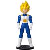 BANDAI Dragon Ball Flash Series Super Saiyan Vegeta Action Figure | Figura da collezione alta 10,2 cm contiene monete | Dragon Ball Manga e Anime
