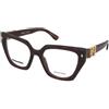 Dsquared2 D2 0186 086 | Occhiali da Vista Graduati | Plastica | Cat Eye | Marrone, Havana | Adrialenti